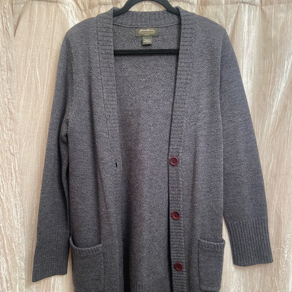 Eddie Bauer Merino Wool Cardigan